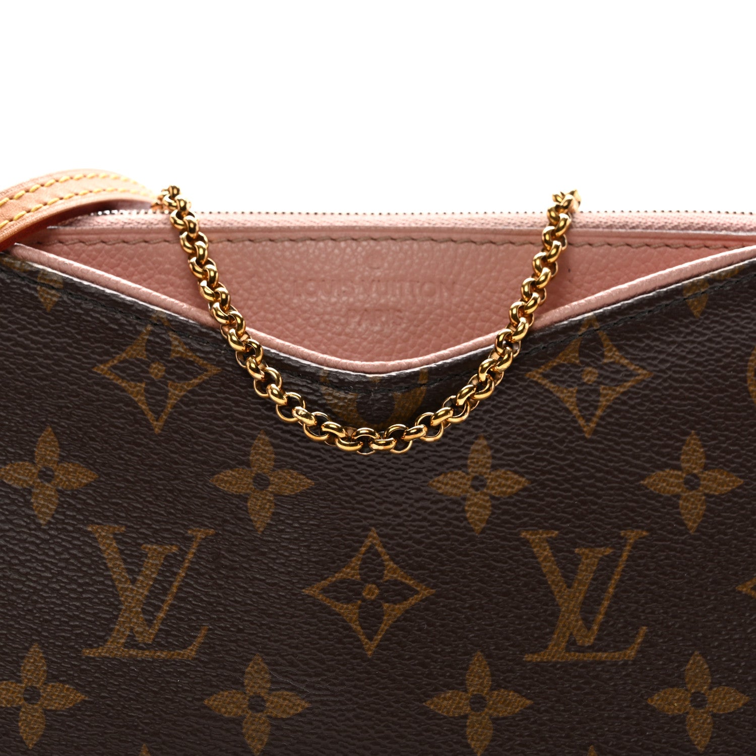 Louis Vuitton Monogram Pallas Clutch Rose Poudre 1819569