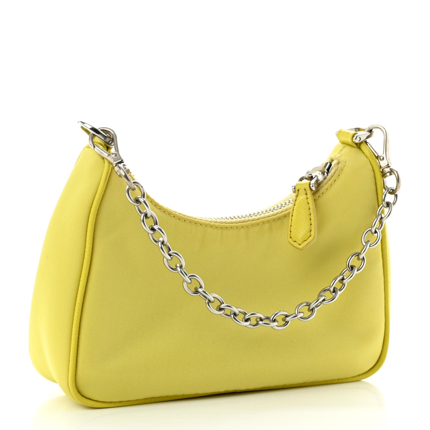 Tessuto Nylon Saffiano Mini Re-Edition 2000 Shoulder Bag Ananas