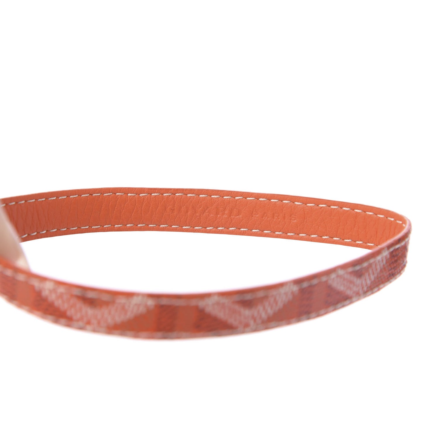 Goyardine Sesame Key Holder Orange