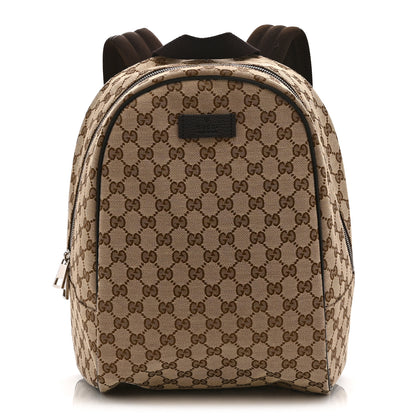 Gucci Monogram Travel Backpack Dark Brown 1 of 11