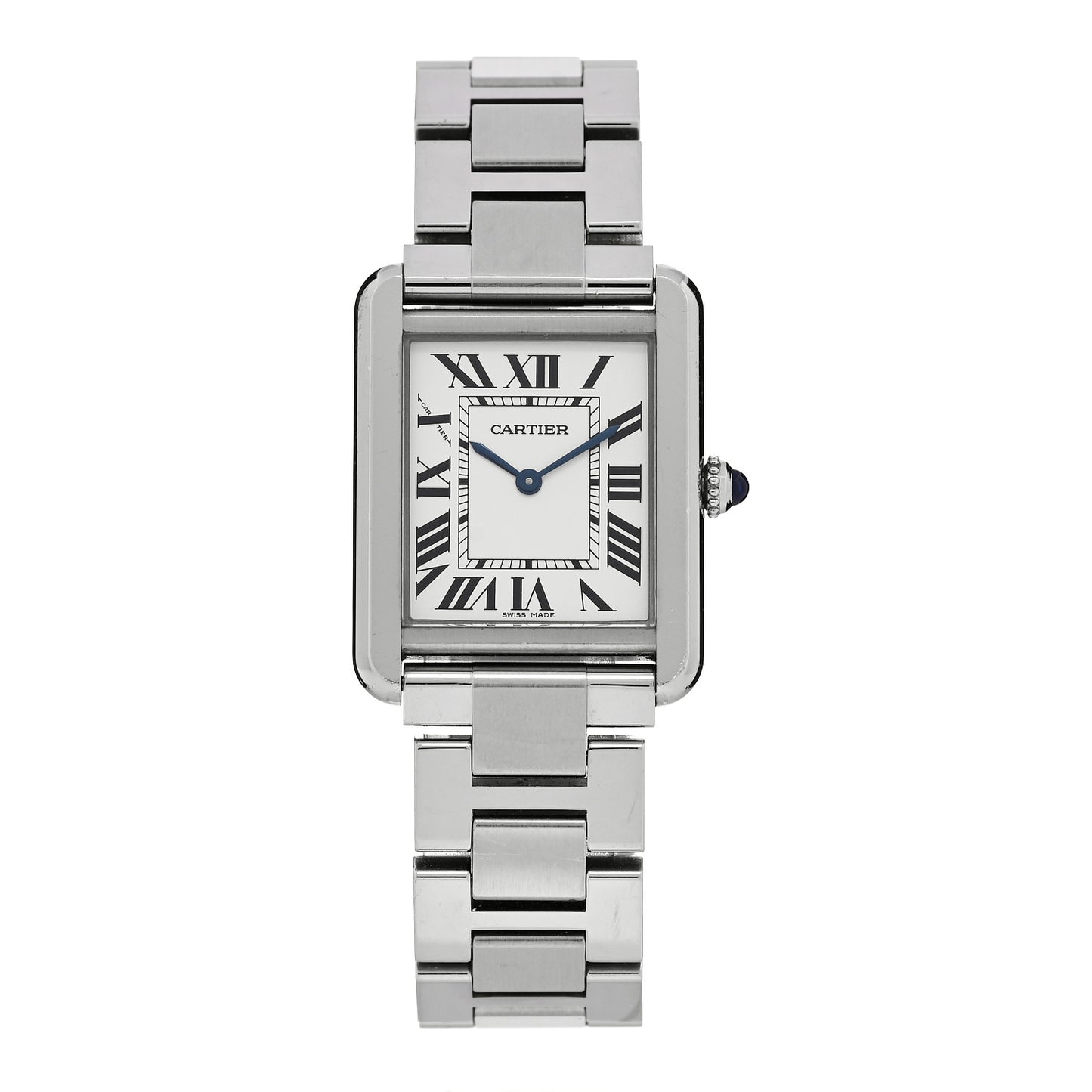 Stainless Steel 24mm Tank Solo Quartz Watch