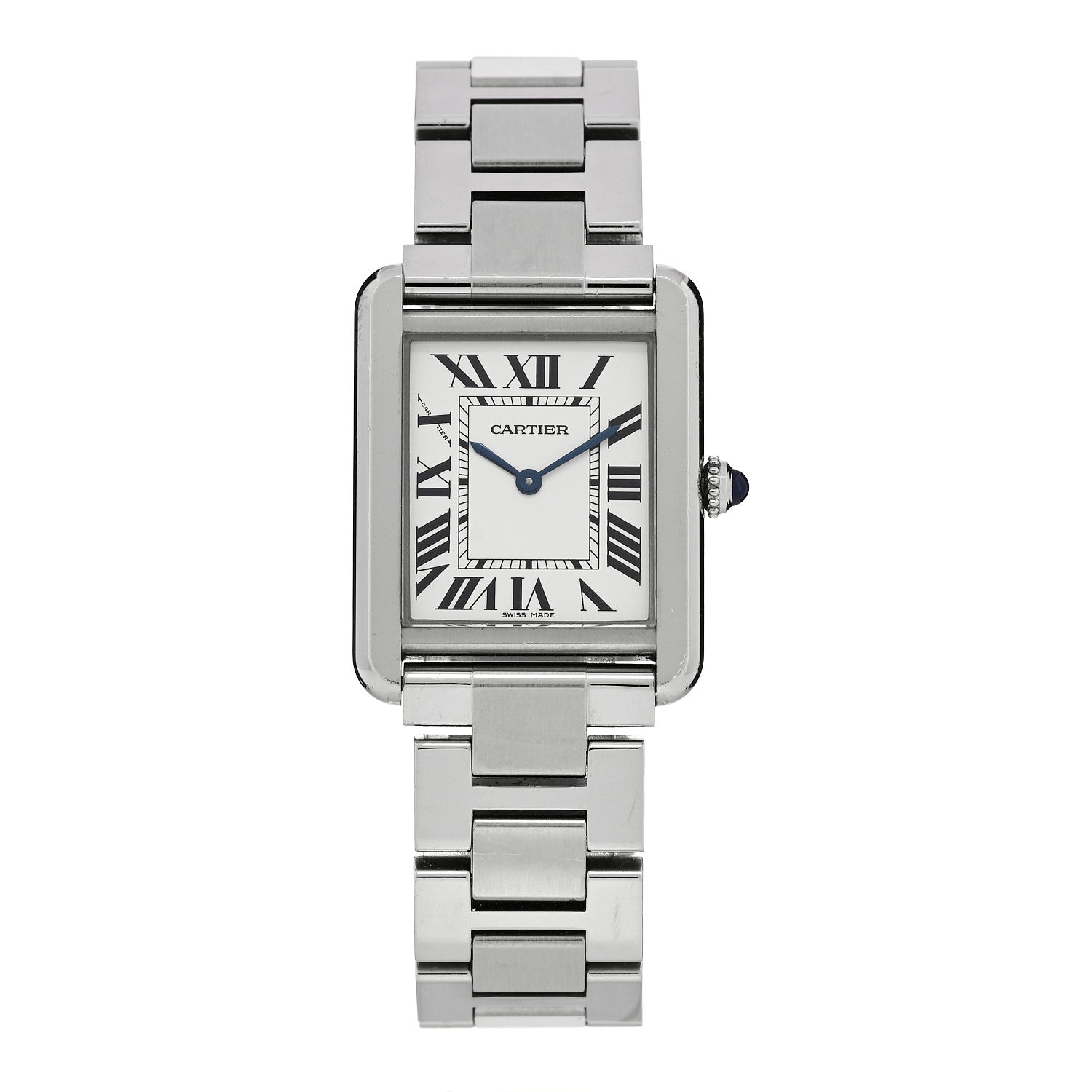 Cartier Stainless Steel 24mm Tank Solo Quartz Watch 1 of 5