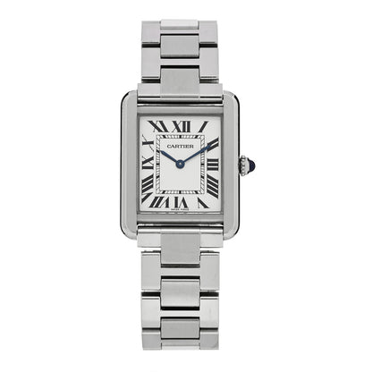 Cartier Stainless Steel 24mm Tank Solo Quartz Watch 1 of 5