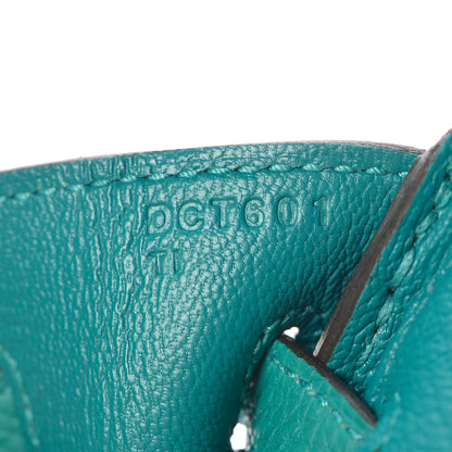 Hermes Togo Birkin 25 Vert Verone 13 of 37