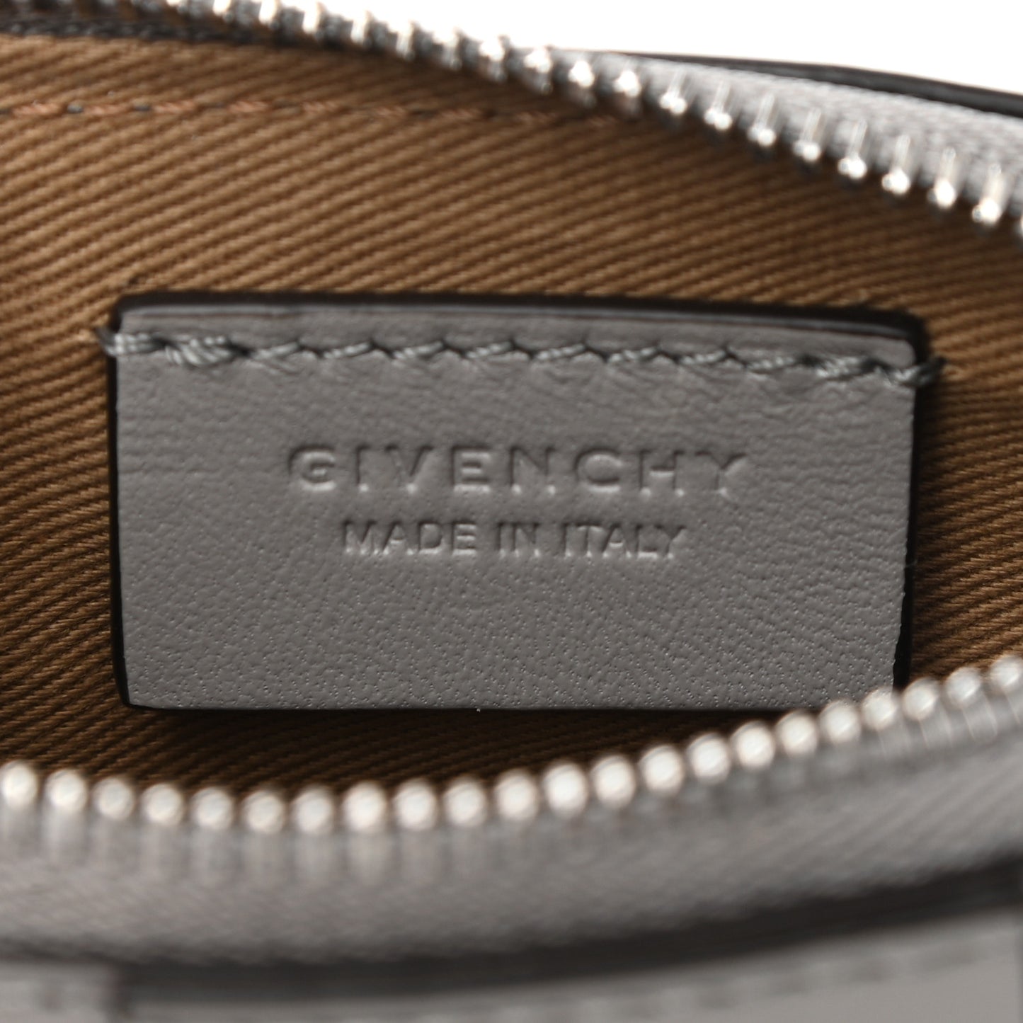 Lambskin Baby Antigona with Chain Grey