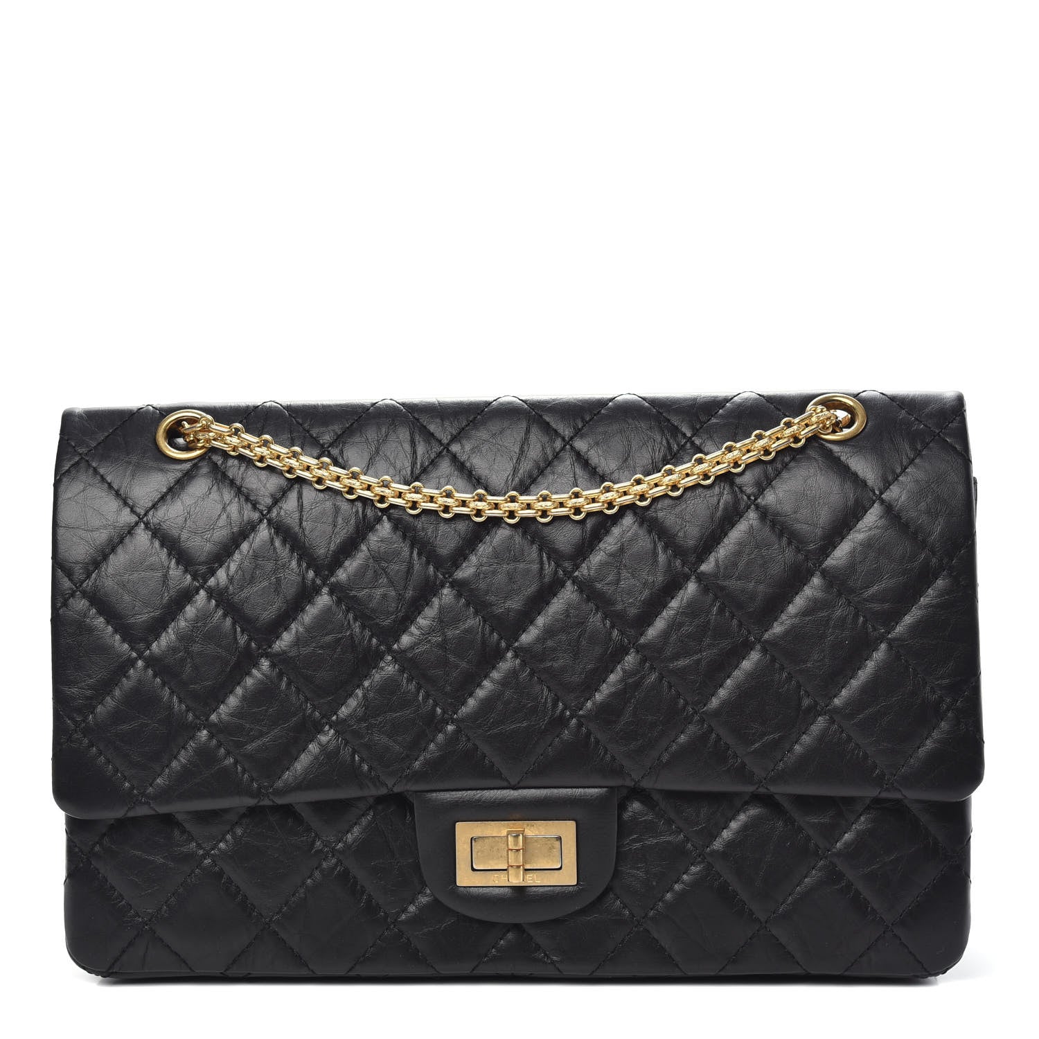 Chanel Aged Calfskin Quilted 2.55 Reissue 227 Flap Black 1 of 13