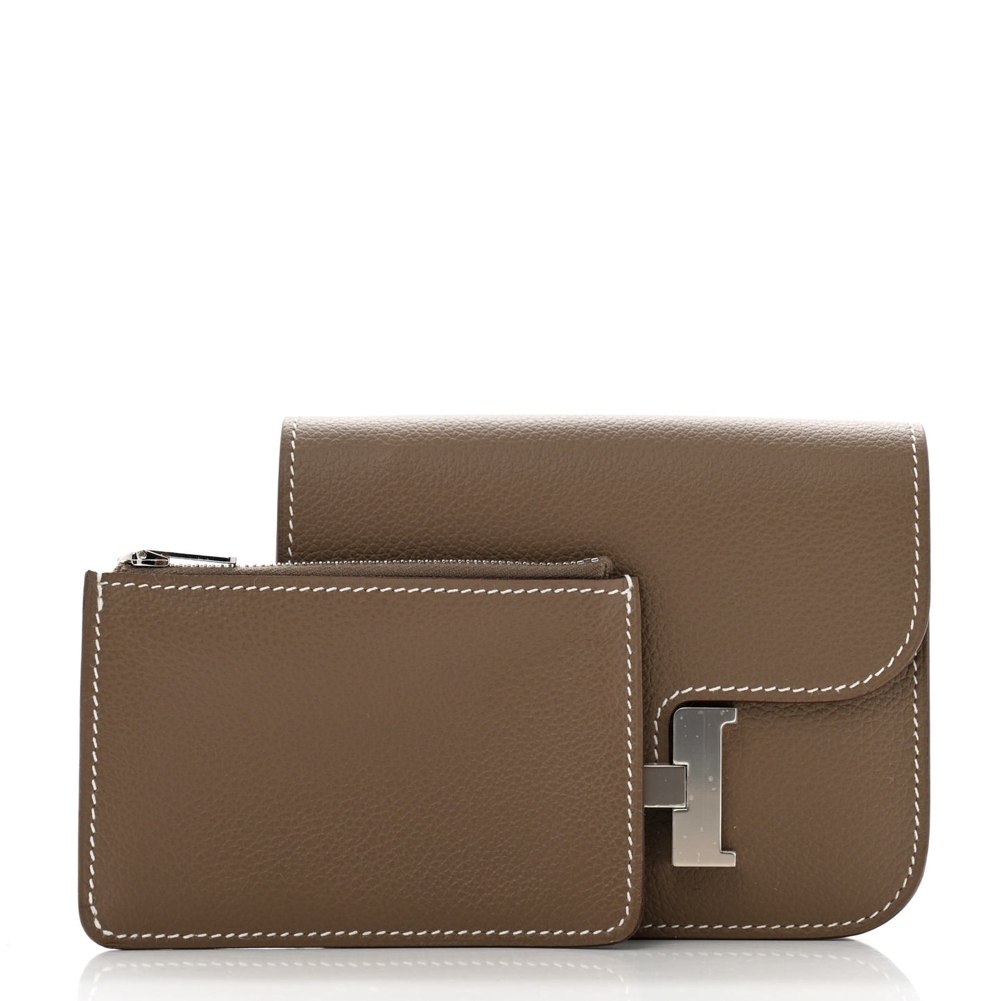 Evercolor Constance Slim Wallet Etoupe