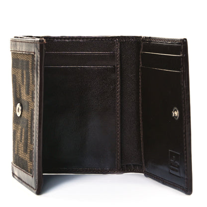 Fendi Zucca Compact Wallet Tobacco 6 of 7