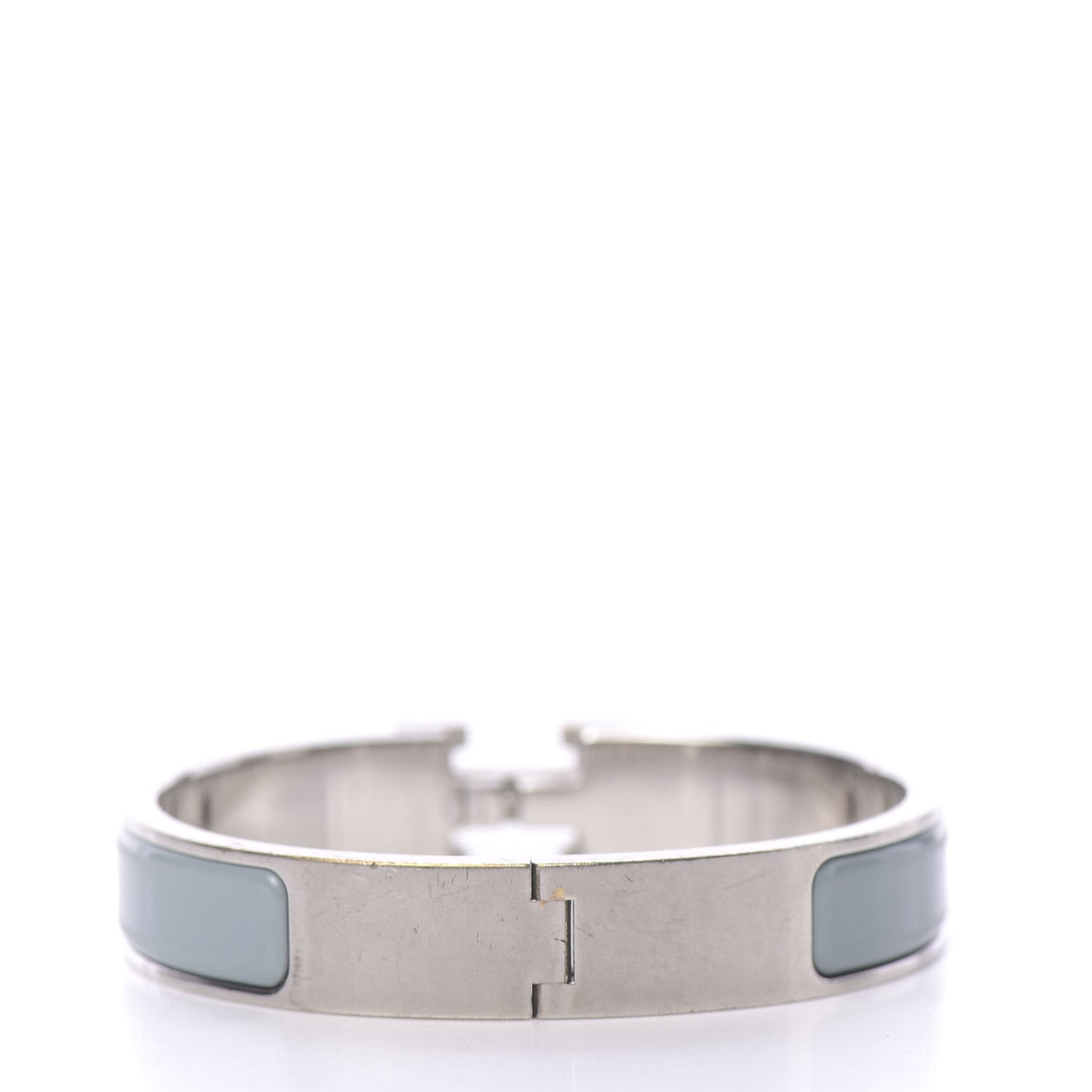 Enamel Narrow Clic Clac H Bracelet PM Aigue Marine