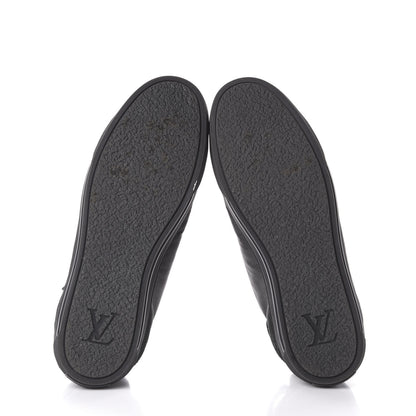 Louis Vuitton Damier Graphite Calfskin Suede Mens Aventure Sneakers 9.5 7 of 13