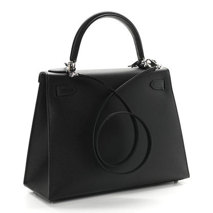Hermes Epsom Kelly Sellier 28 Black 2 of 9