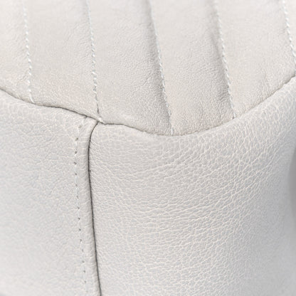 Saint Laurent Sheepskin Matelasse Chevron Monogram Medium College Bag Crema Soft 18 of 23