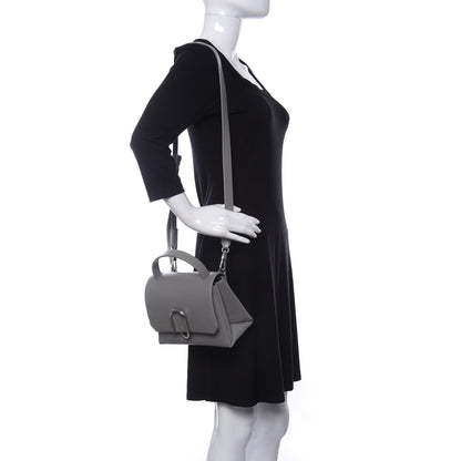 3.1 Phillip Lim Smooth Calfskin Mini Alix Top Handle Satchel Cement 2 of 9