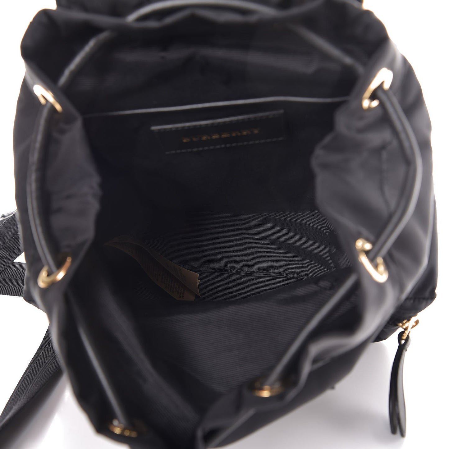 Nylon Small Rucksack Backpack Black