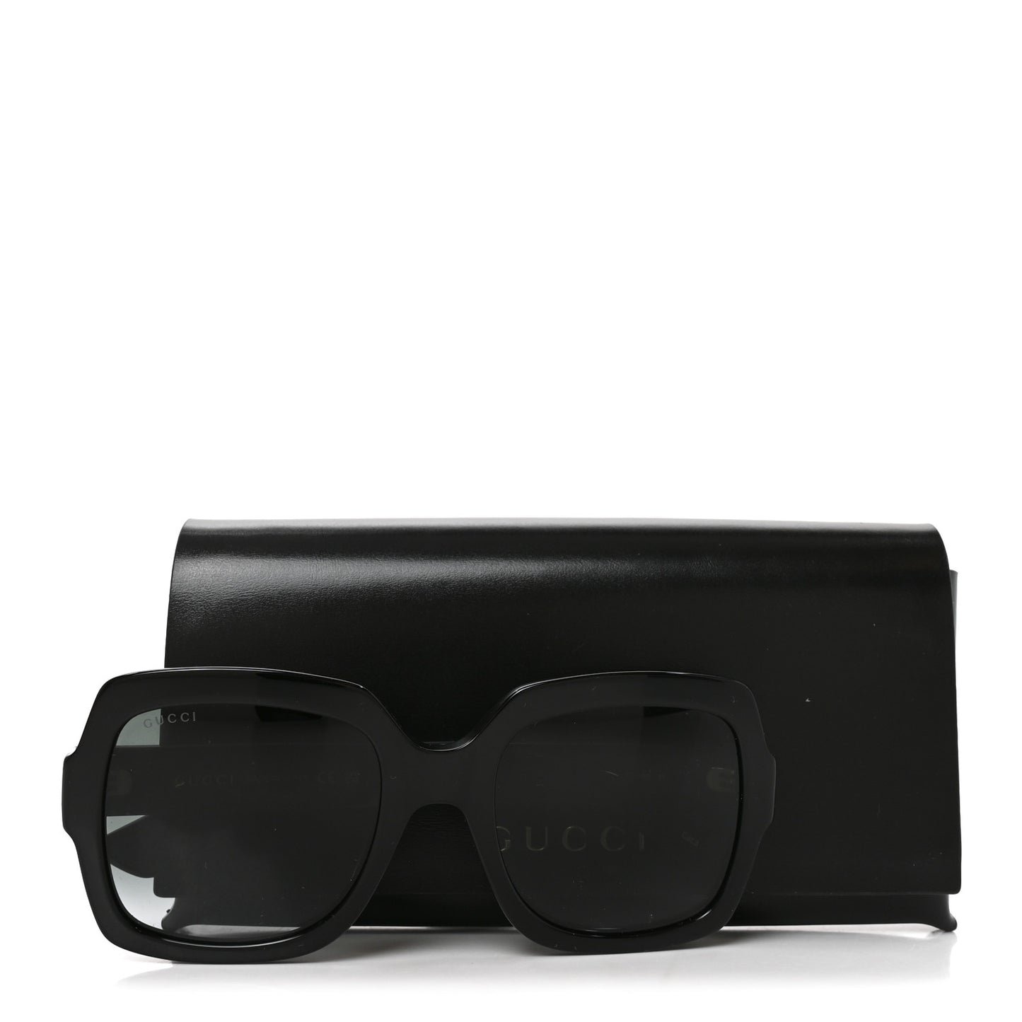 Acetate Square Frame Sunglasses GG0036S Black