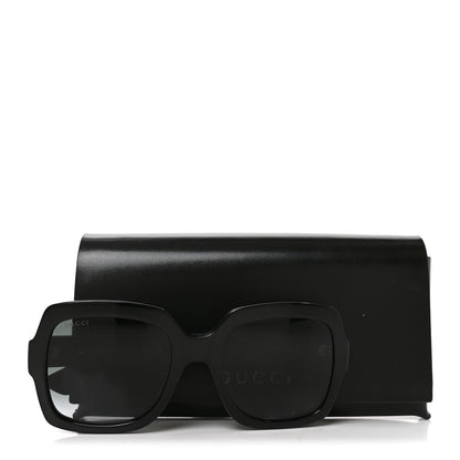 Gucci Acetate Square Frame Sunglasses GG0036S Black 7 of 7