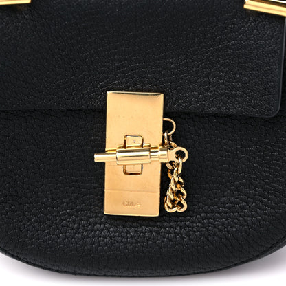 Chloe Grained Lambskin Nano Drew Shoulder Bag Black 9 of 9