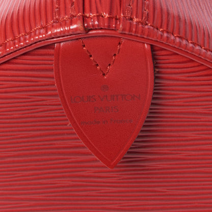 Louis Vuitton Epi Speedy 30 Castillan Red 8 of 9