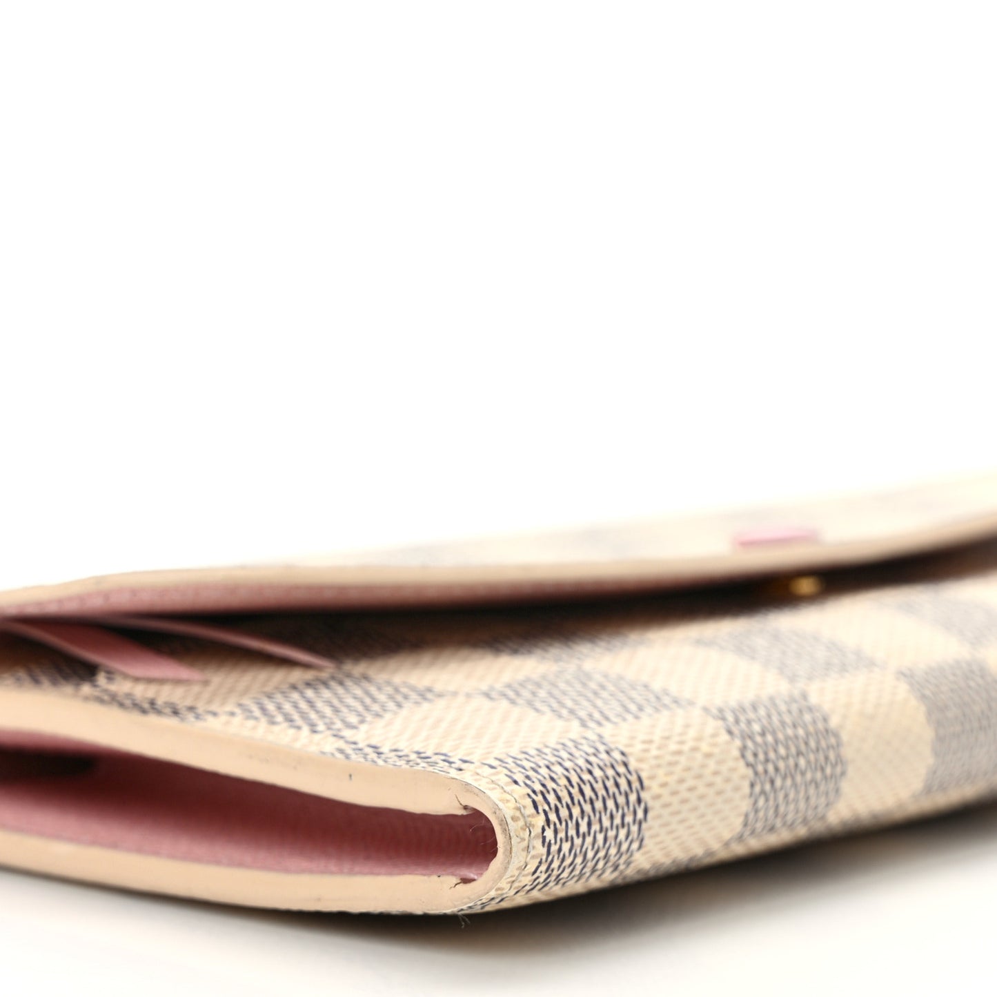 Damier Azur Emilie Wallet Rose Ballerine