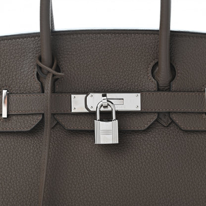 Hermes Togo Birkin 30 Etain 7 of 14