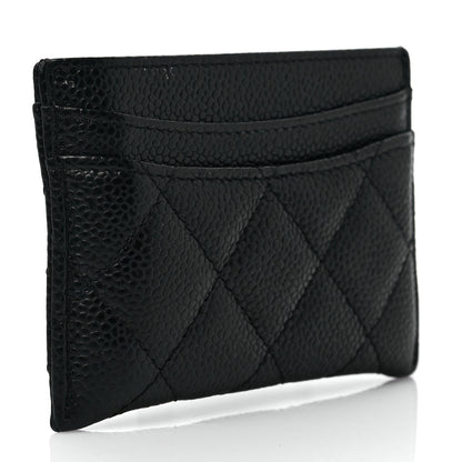 Chanel Caviar Quilted Card Holder Black 3 of 8