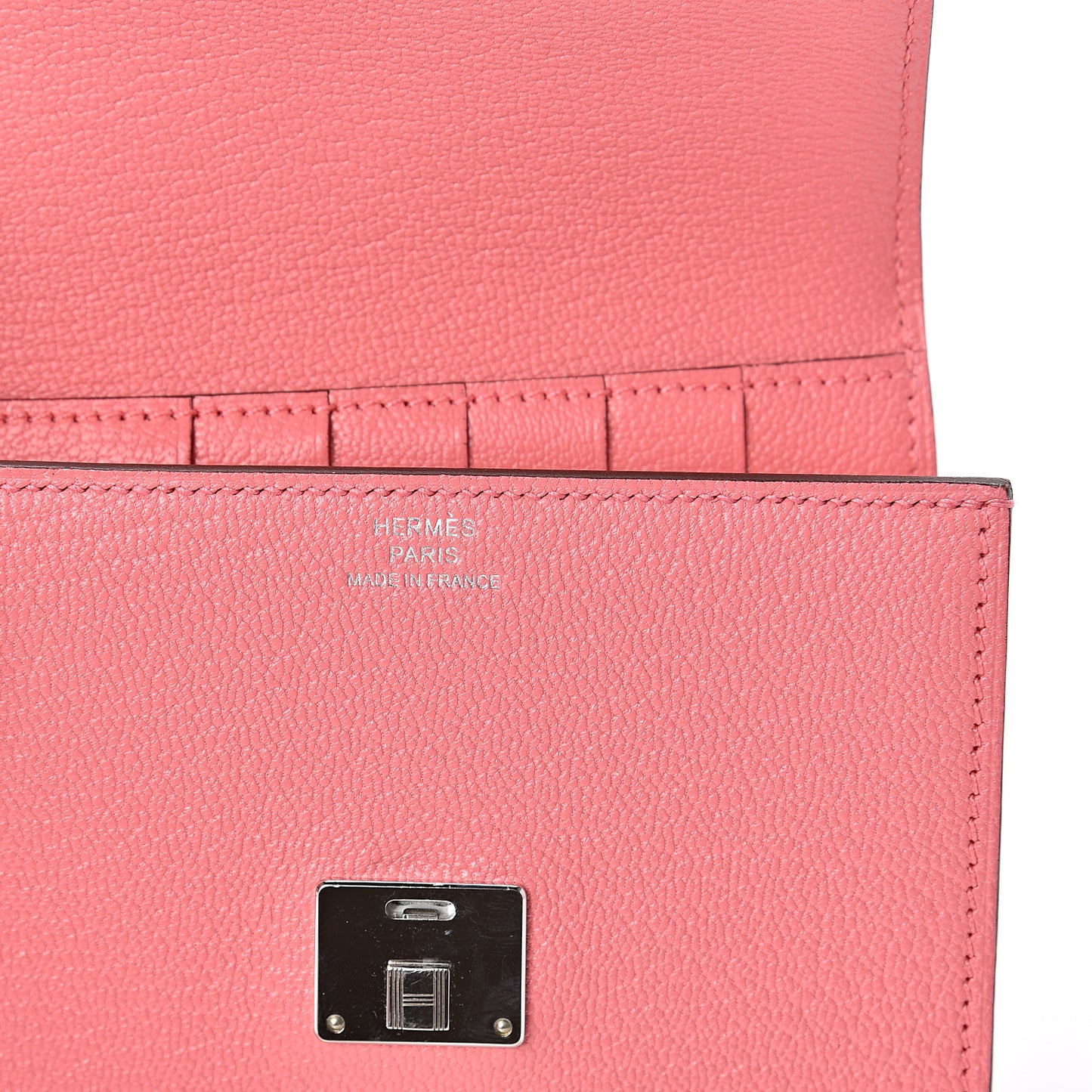 Chevre Mysore Clic 12 Wallet Rose Ete