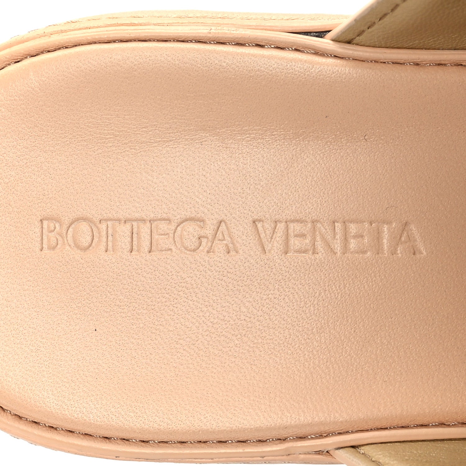 Bottega Veneta Nappa Slide Platform 115 Wedge Sandals 40 Macaroon 6 of 9