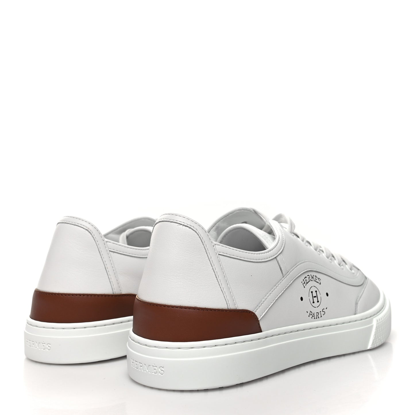 Calfskin Mens Get Sneakers 41 White