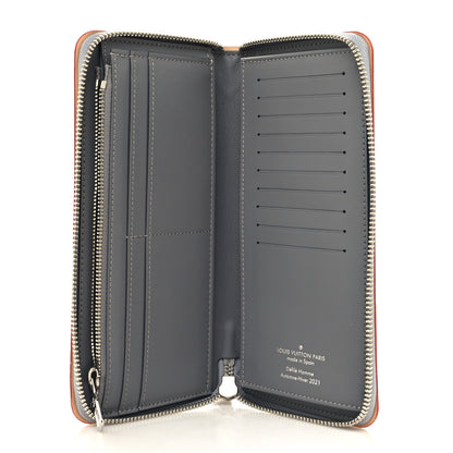 Louis Vuitton Monogram Mirror Zippy Wallet Silver 5 of 9