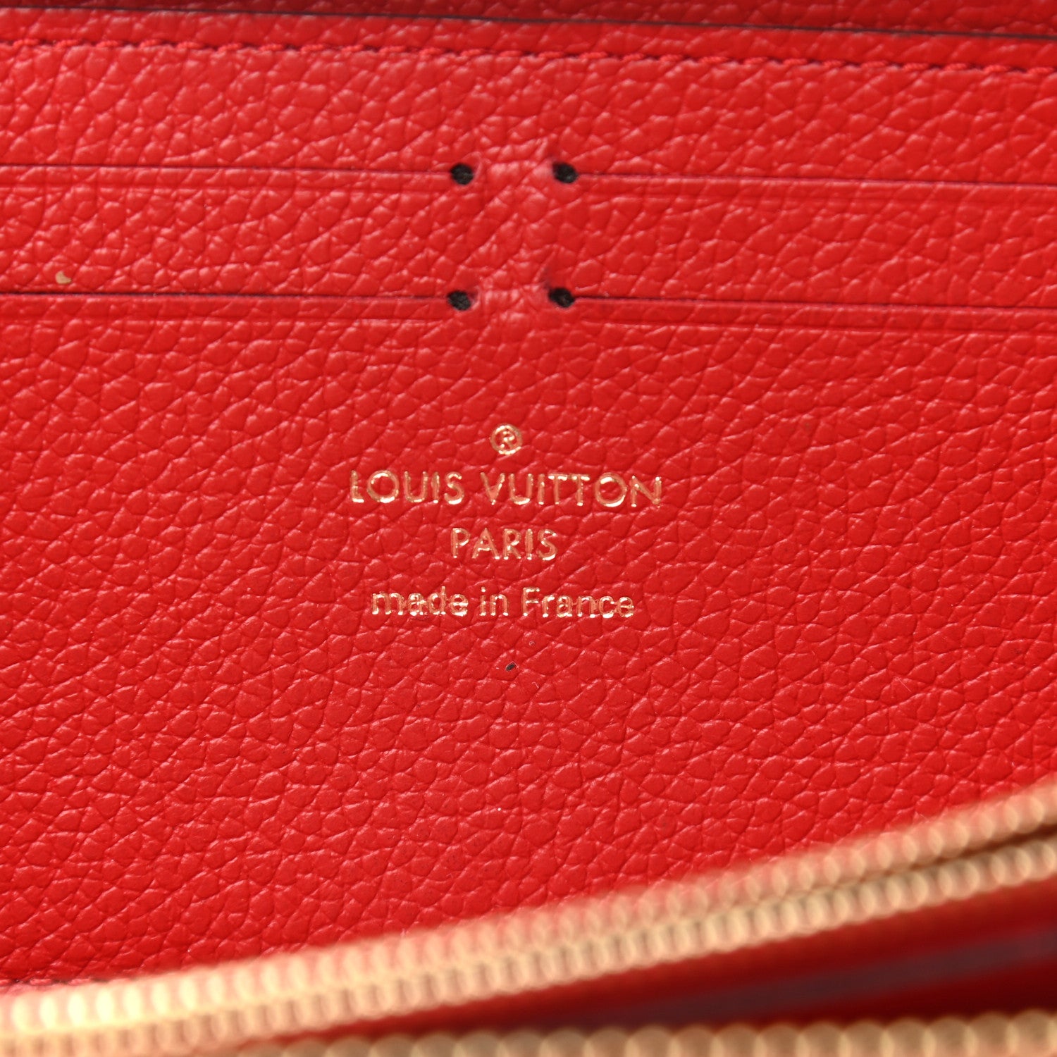 Louis Vuitton Empreinte Clemence Wallet Cherry 8 of 10