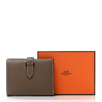 Hermes Epsom Bearn Compact Wallet Etoupe 8 of 8