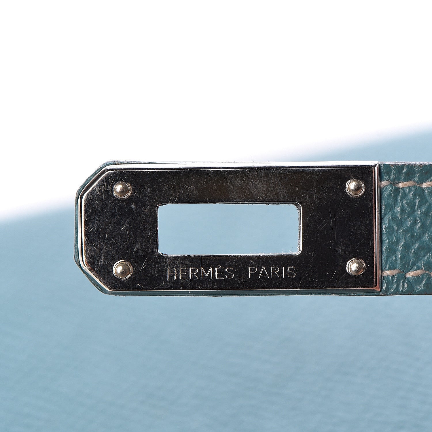 Hermes Epsom Kelly Longue Wallet Blue Jean 18 of 26