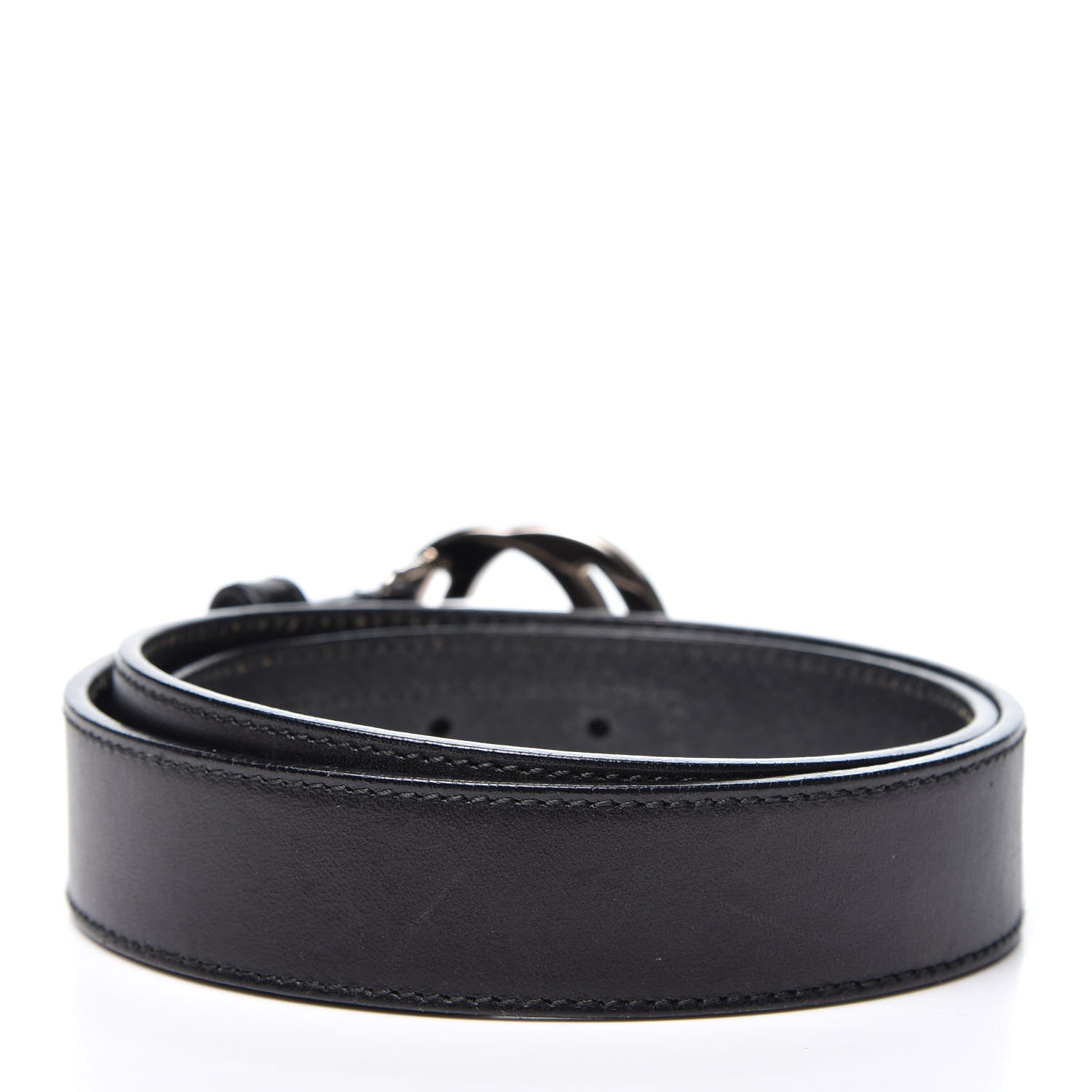 Gucci Calfskin Interlocking G Belt 80 32 Black 2 of 5