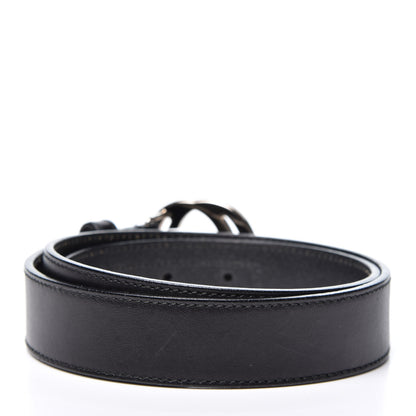 Gucci Calfskin Interlocking G Belt 80 32 Black 2 of 5