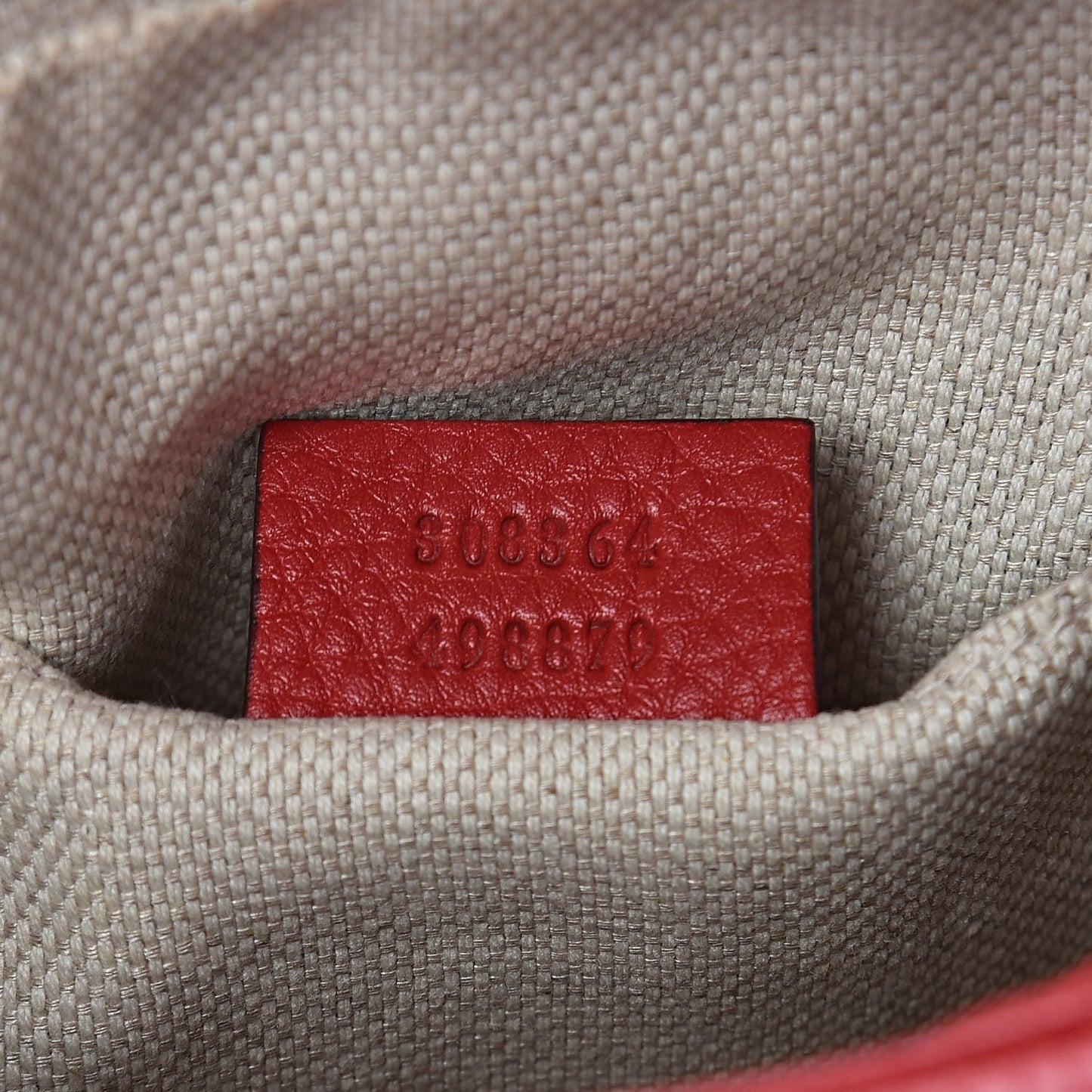 Pebbled Calfskin Small Soho Disco Bag Tabasco Red