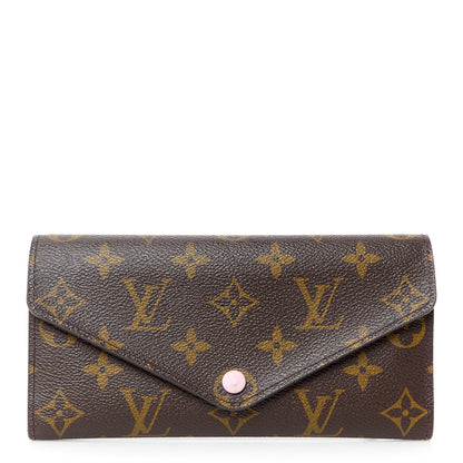 Louis Vuitton Monogram Josephine Wallet Rose Ballerine 1 of 13