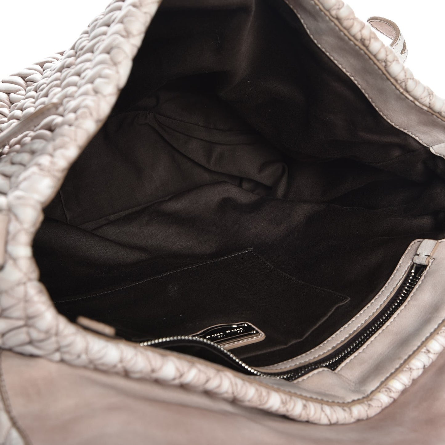 Nappa Matelasse Flap Satchel