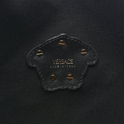 Versace Canvas Underwater Medusa Tote Black Multicolor 6 of 9