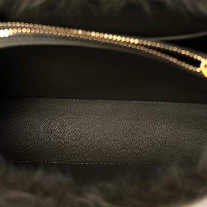Celine Shearling Suede Calfskin Teen Nino Golden Khaki 6 of 10