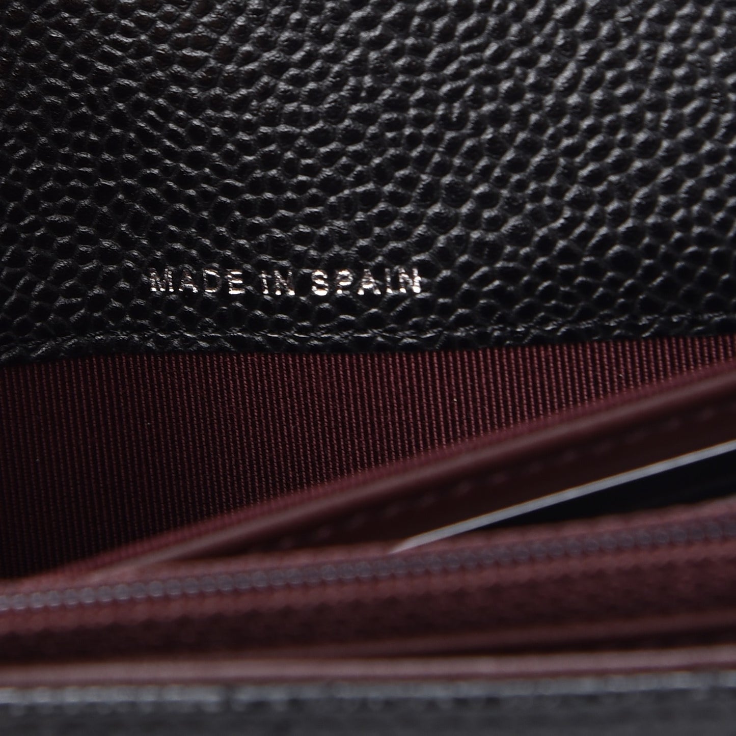 Caviar Quilted Large Flap Wallet Black