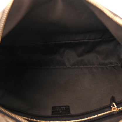 Gucci Monogram Medium Horsebit Chain Hobo Dark Brown 5 of 10