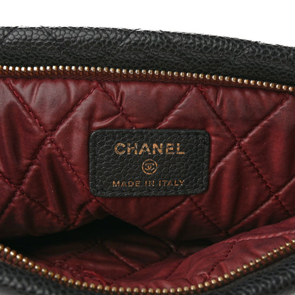 Chanel Caviar Quilted CC Beauty Clutch Black 7 of 14