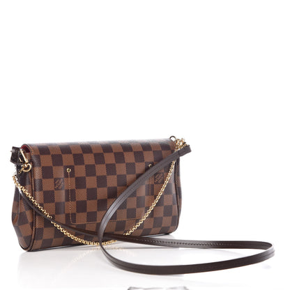 Louis Vuitton Damier Ebene Favorite MM 3 of 9