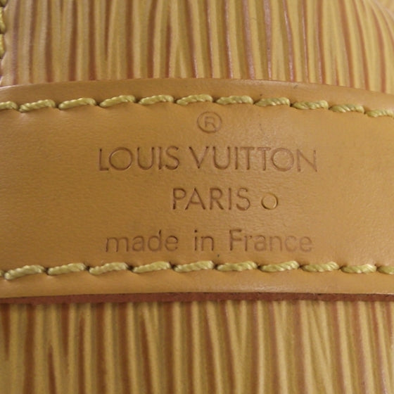 Louis Vuitton Epi Petit Noe Yellow 8 of 9