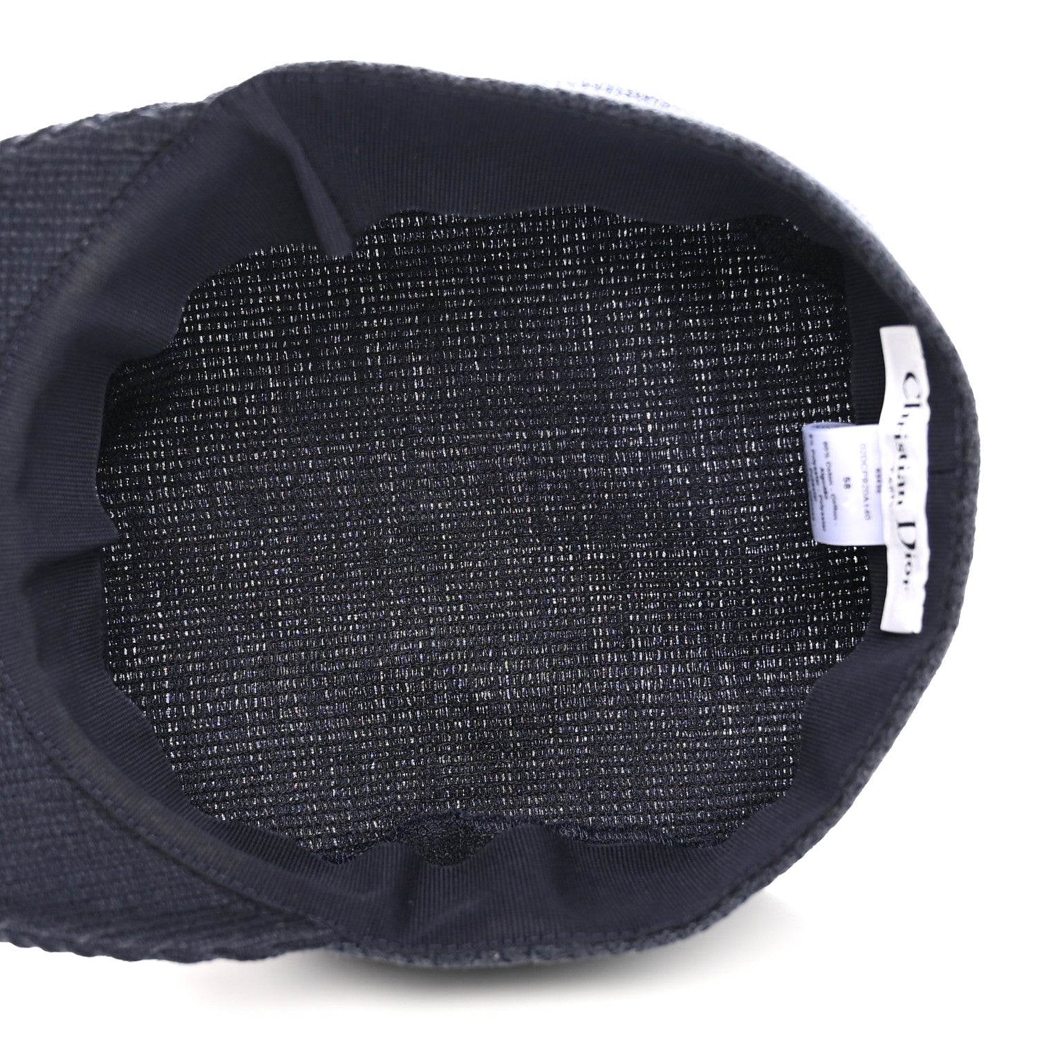 Christian Dior Cotton Baseball Cap 58 Navy 7 of 11