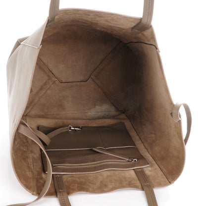 Celine Grained Calfskin Medium Horizontal Cabas Phantom Taupe 6 of 8