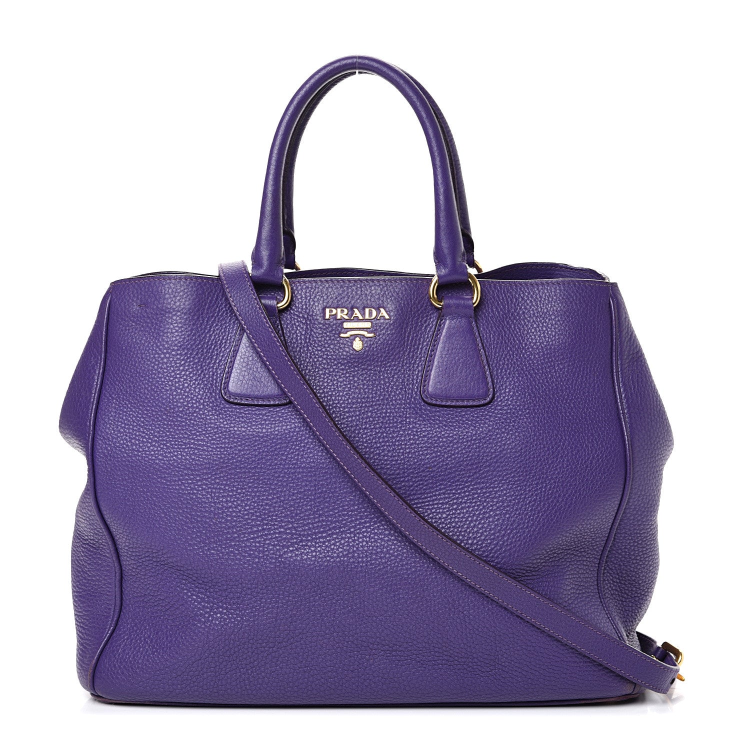 Prada Vitello Daino Tote Viola 1 of 23