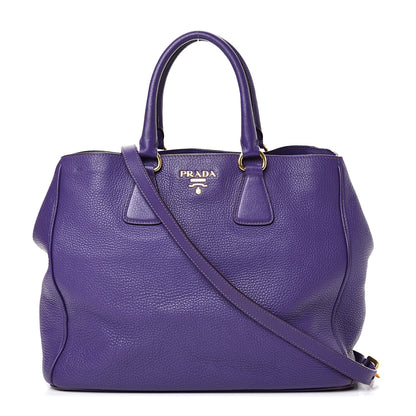 Prada Vitello Daino Tote Viola 1 of 23