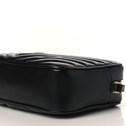Saint Laurent Calfskin Matelasse Monogram Lou Camera Bag Black 9 of 9