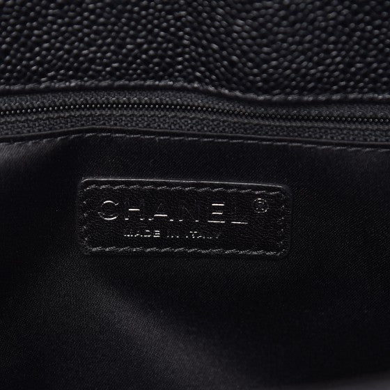 Chanel Caviar Quilted Grand Shopping Tote GST Black 6 of 14